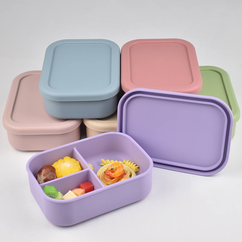 Baby Food Zone - Bento-lunchbox van voedingskwaliteit met 3 compartimenten