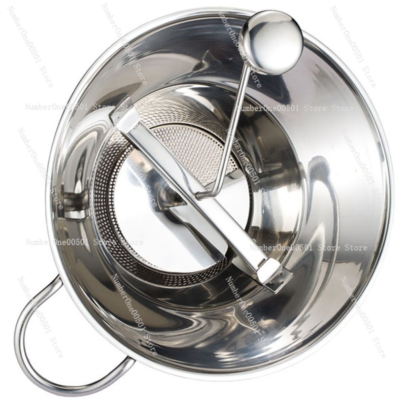 Baby Food Strainer - Handmatige voedselmolen Babyvoedselmaker Stamper Grinder Handkrukzeef