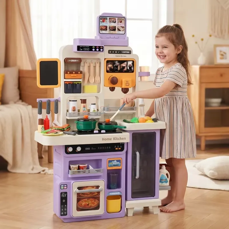 Baby Kitchen Food - 90cm Grote Speelkeuken voor Kinderen met