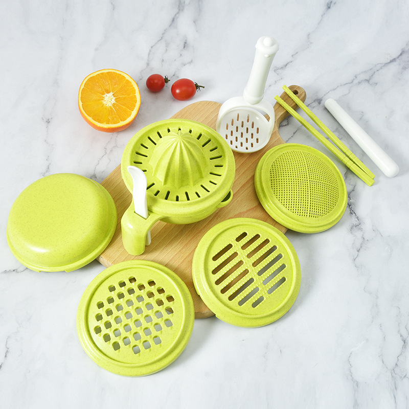 Baby Food Grinding Bowl - Baby Aanvullende Voedselmaalbak Babymanuele Grinder Fruit