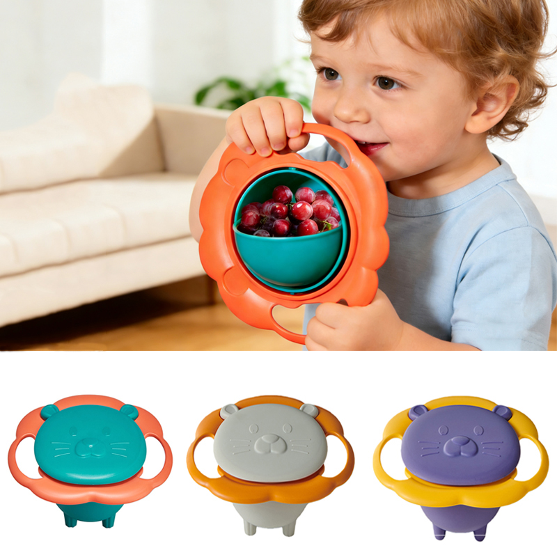 Baby Food Grinding Bowl - Baby Gyro Kom Praktisch Ontwerp Kinderen