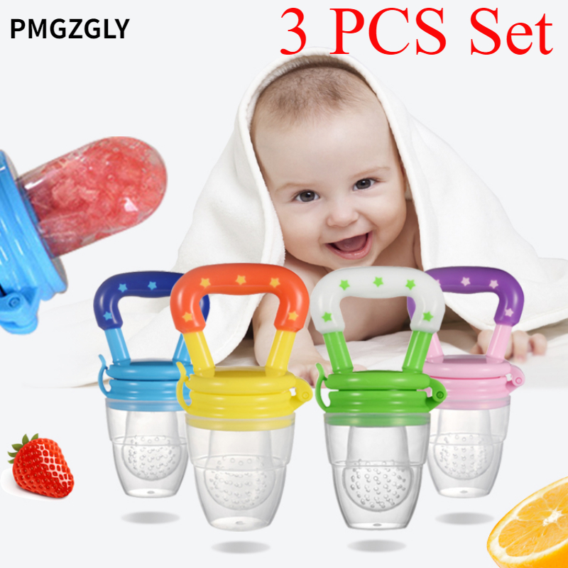 Baby Food Vegetables - 3-delige baby-fruit- en groentebijtring Voedingssupplement Bite