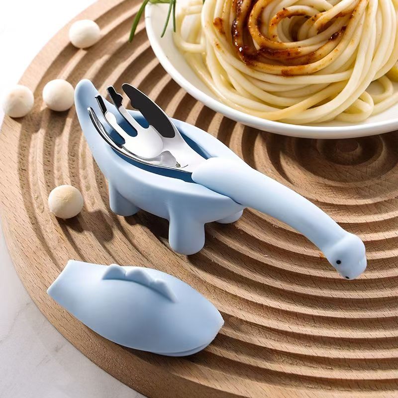 Baby Food Utensils Set - Dinosaurus Babyvoeding Servies Set Kind Gebruiksvoorwerp