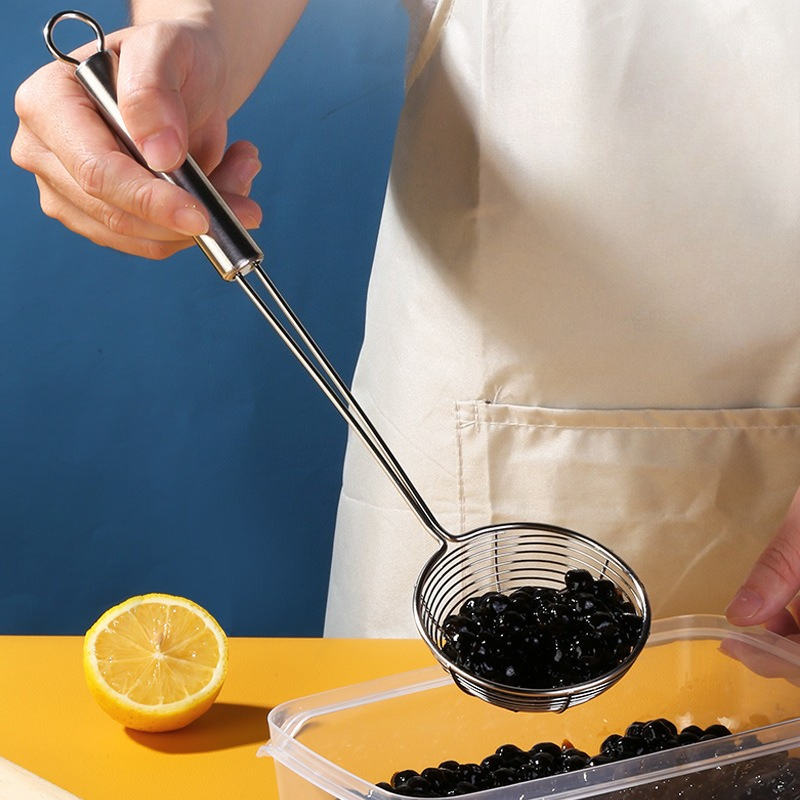 Baby Food Strainer - 304 Roestvrij Staal Parelzeef Commerciële Anti-slip