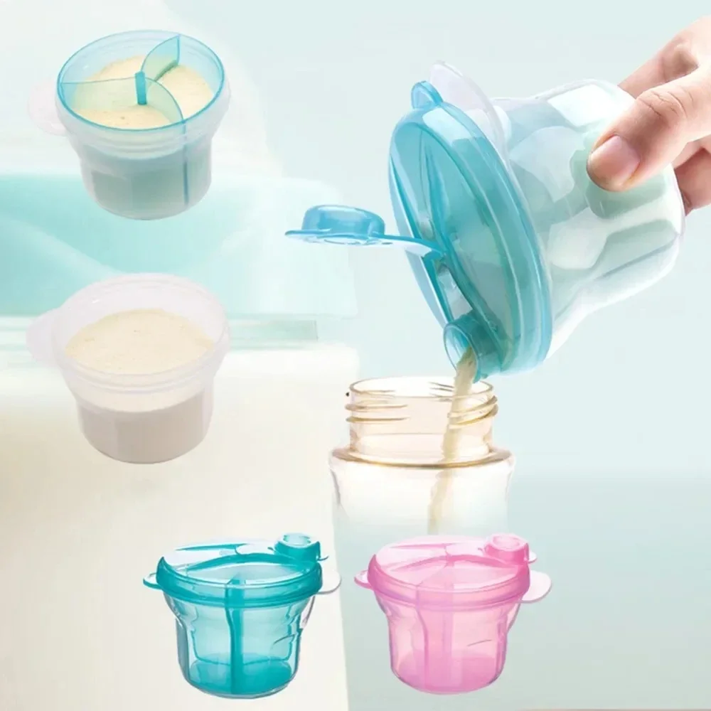 Baby Food Zone - Draagbare formule-dispenser met 3 rasters voor