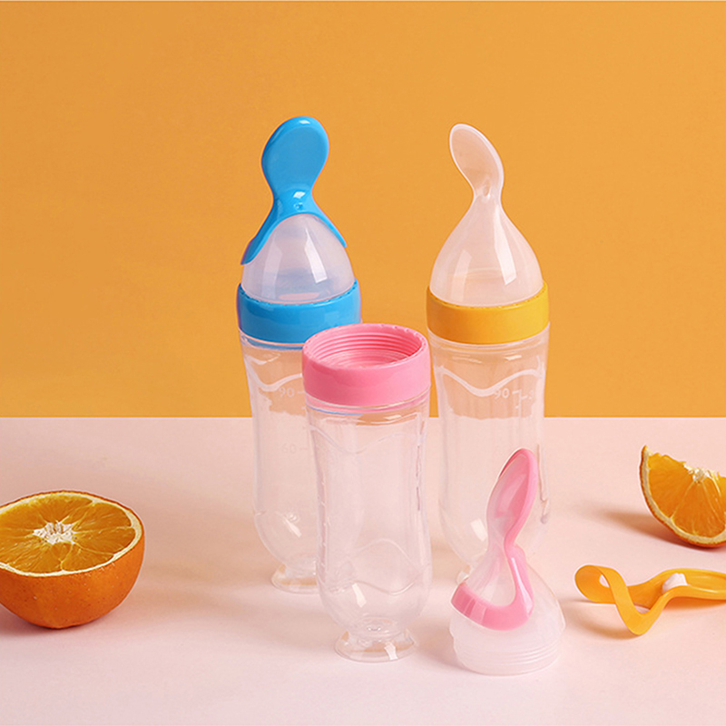 Baby Food Zone - Knijpen Zuigfles Siliconen Pasgeboren Baby Training