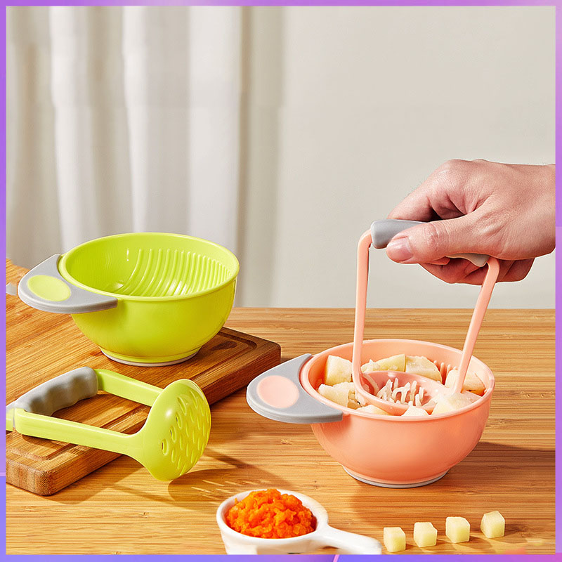 Baby Food Grinding Bowl - Kindervoedselmolen/Baby fruit aardappel handmatige puree/Food set