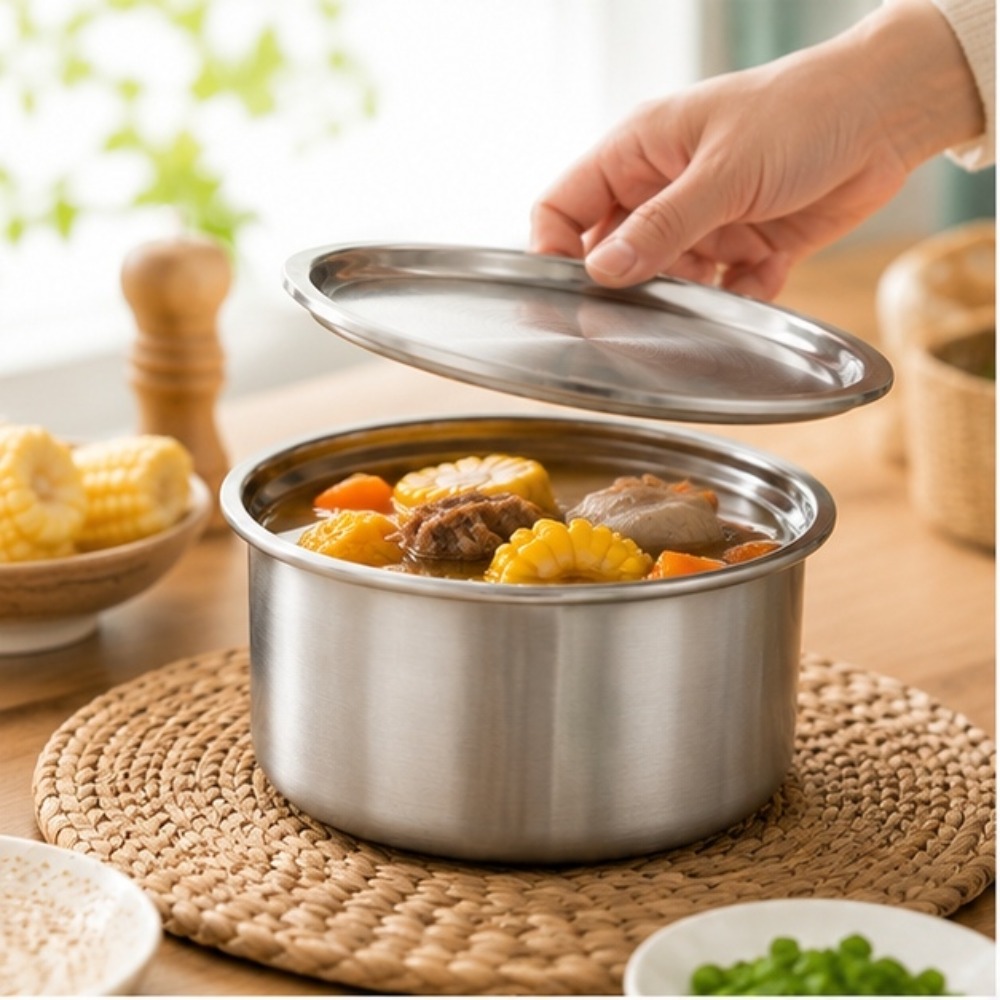 Baby Food Usa - 304 roestvrijstalen ramekin met deksel, geschikt