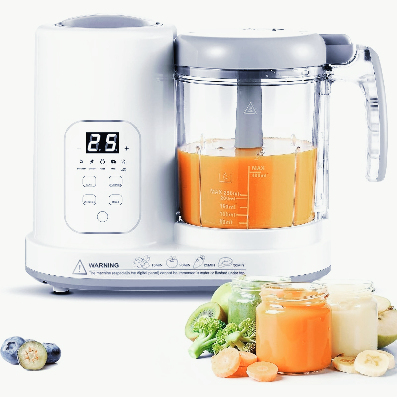 Baby Food Steamer - Babyvoedselmaker Stoomkoker Blender 4-in-1 Automatische Stoom-,