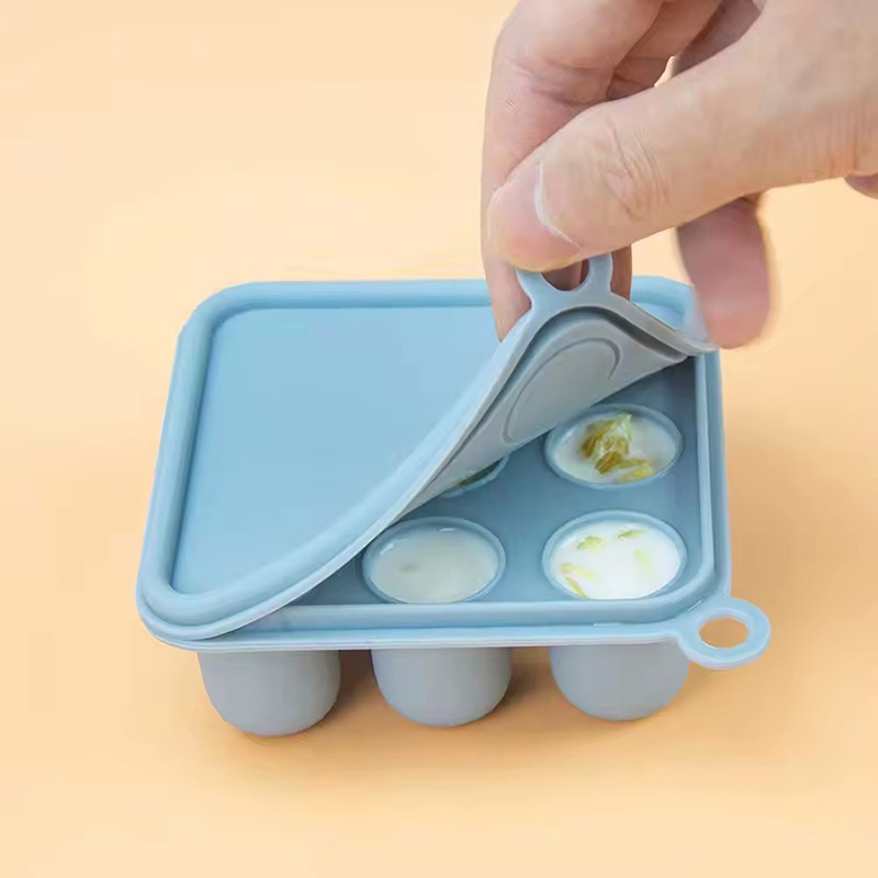 Baby Food Freezer Tray - Siliconen Babyvoeding Vriezer Lade Met Deksel