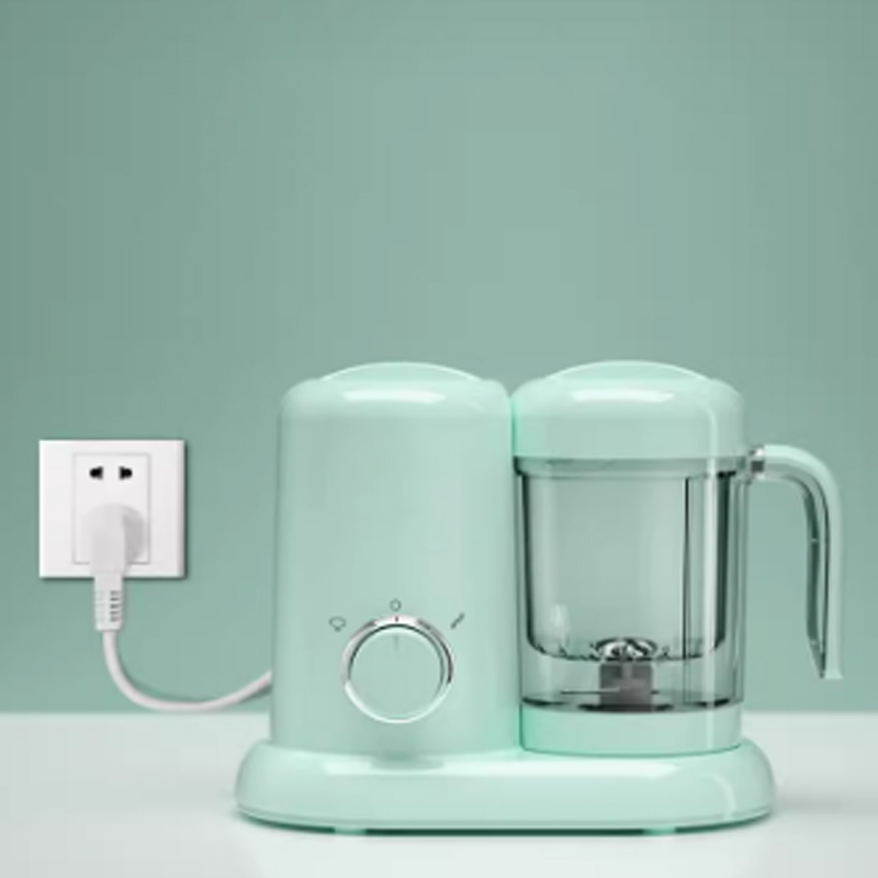 Baby Food Steamer - 220V Multifunctionele Elektrische Babyvoedingmaker, RVS Stoomkoker,