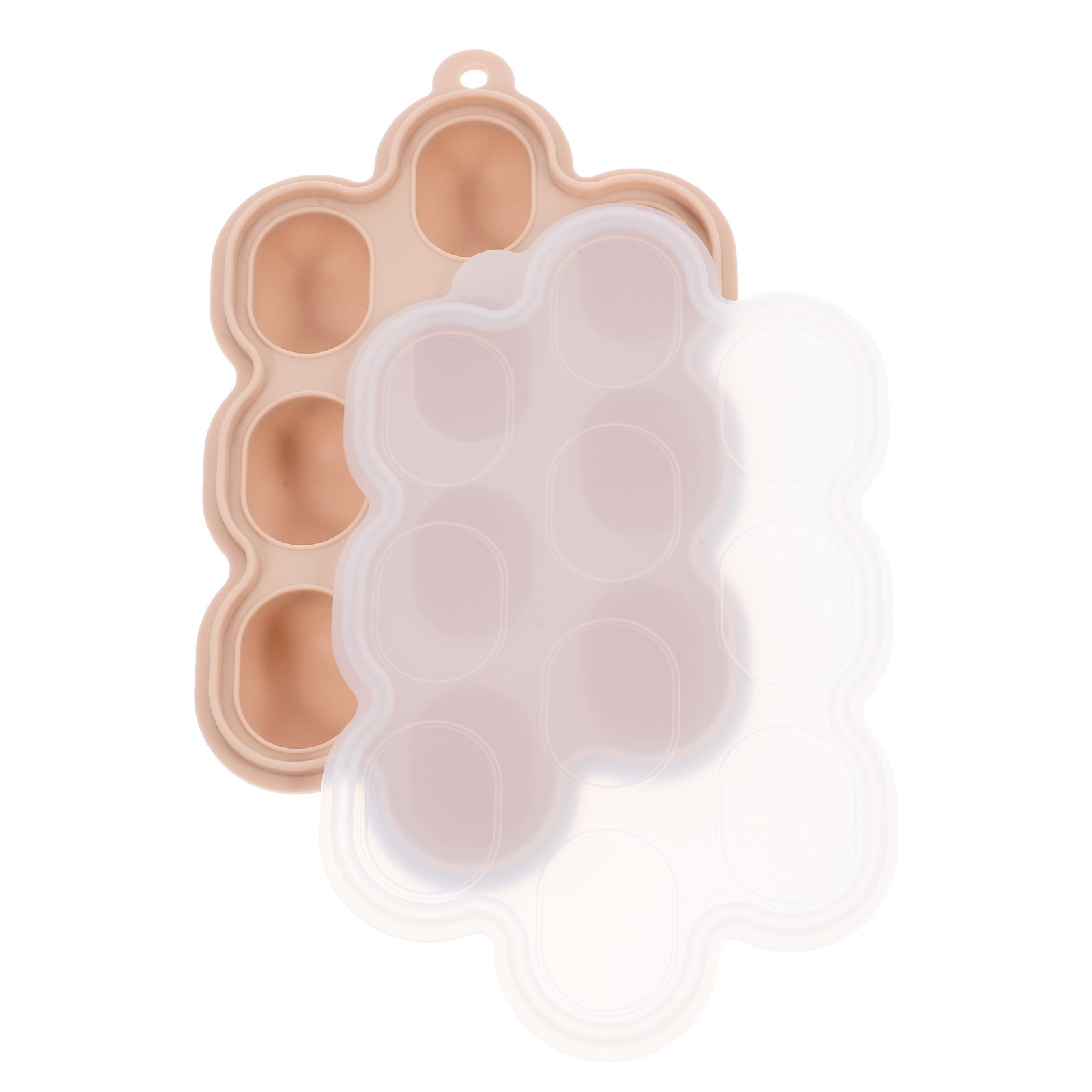 Baby Food Freezer Tray - Herbruikbare siliconen babyvoeding-vriesbak, antiaanbak ijsblokjesvorm met