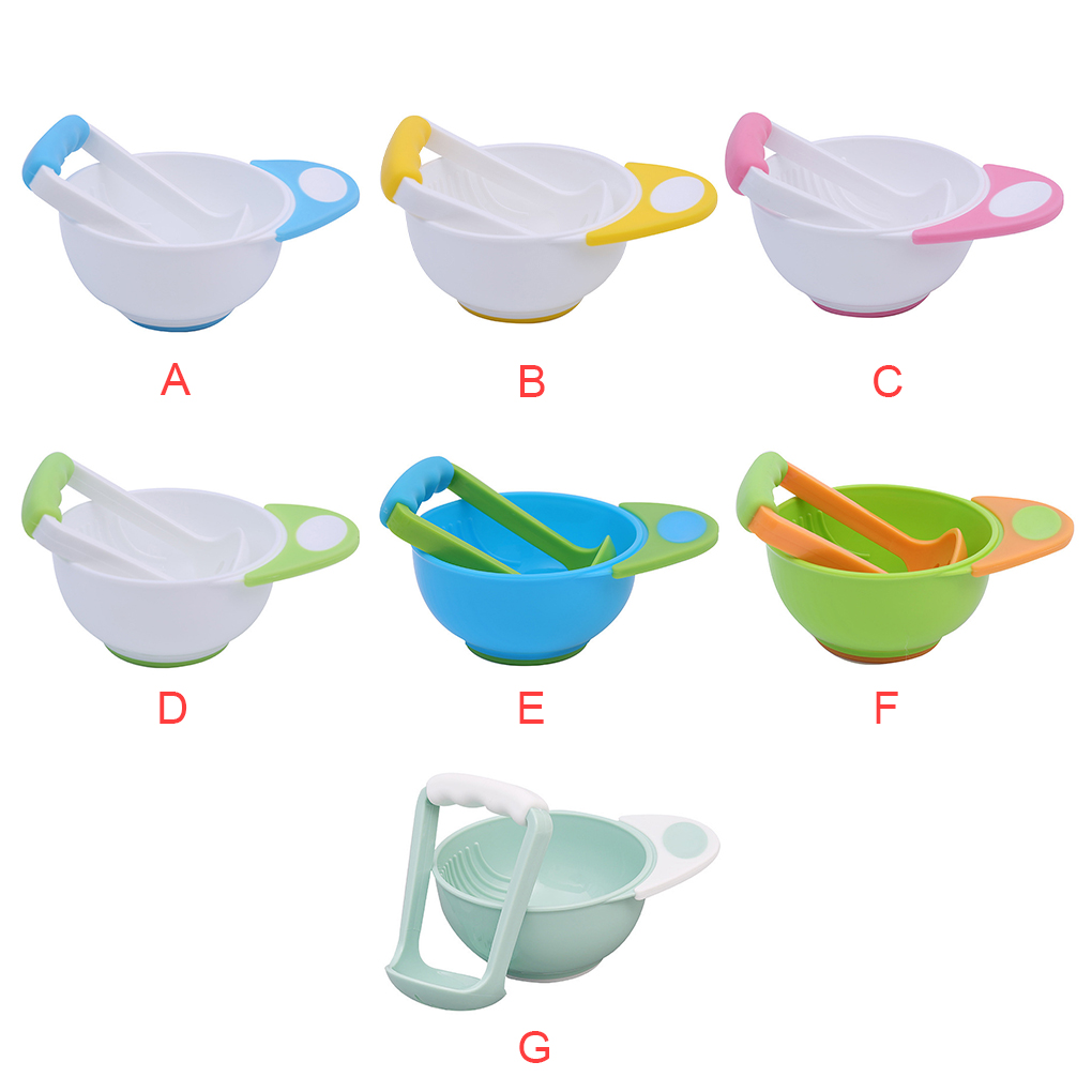 Baby Food Grinding Bowl - Baby Maalbak Handleiding Kids Voeding Kom