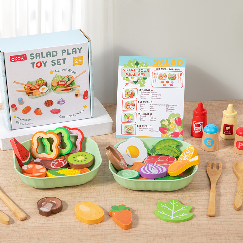 Houten simulatie-salade Speelg - Baby Food Under 1 Year recensie en prijs