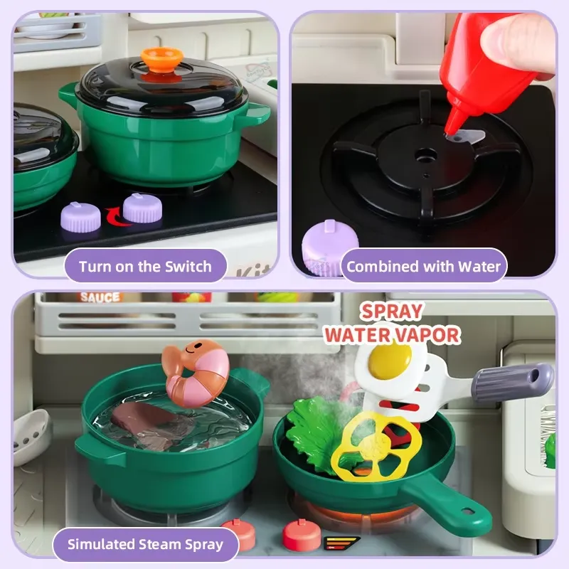 90cm Grote Speelkeuken voor Ki - Baby Kitchen Food recensie en prijs