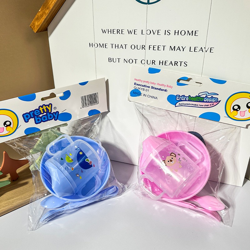 4-delige set babyvoeding en vo - Baby Food Utensils Set recensie en prijs