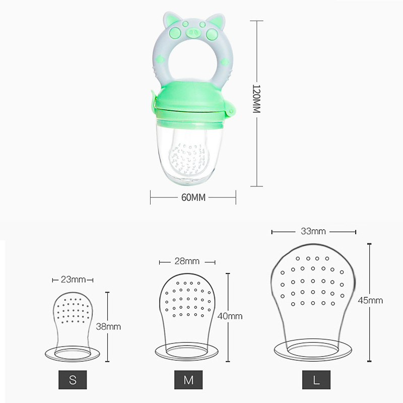 4-delige set siliconen fruit-  - Baby Food Vegetables recensie en prijs