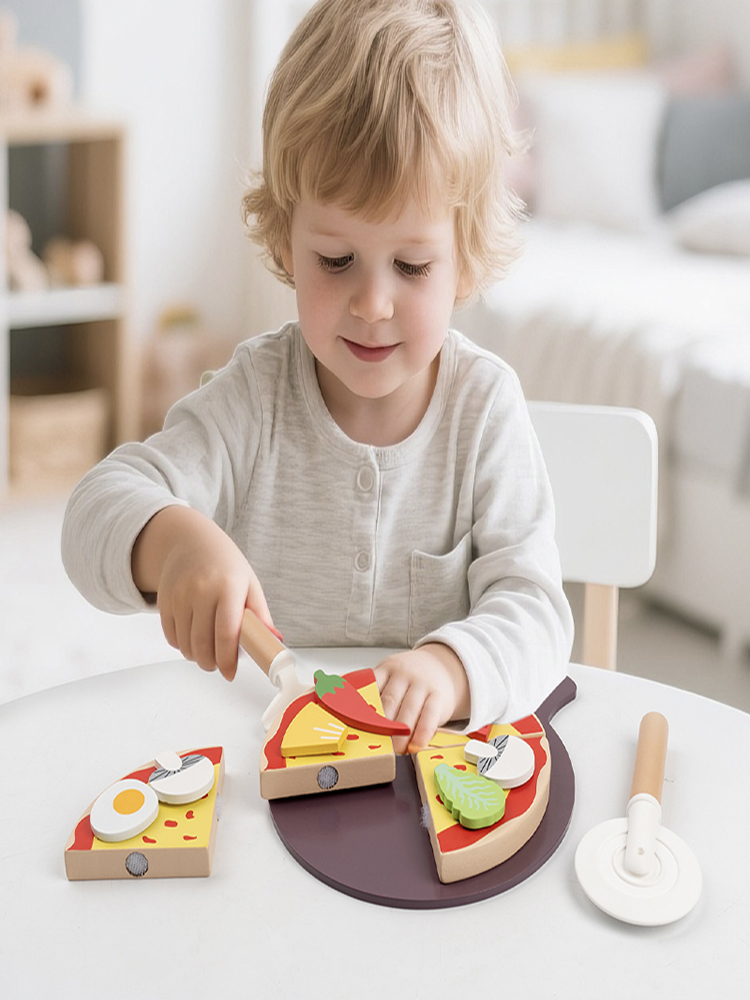 Pizza-snijspeelgoed voor kinde - Baby Food Under 1 Year recensie en prijs