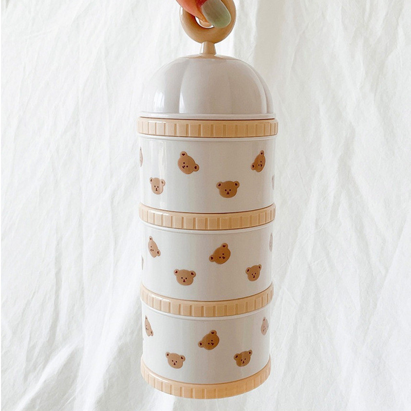 Schattige beer melkpoeder doos - Baby Food Zone recensie en prijs