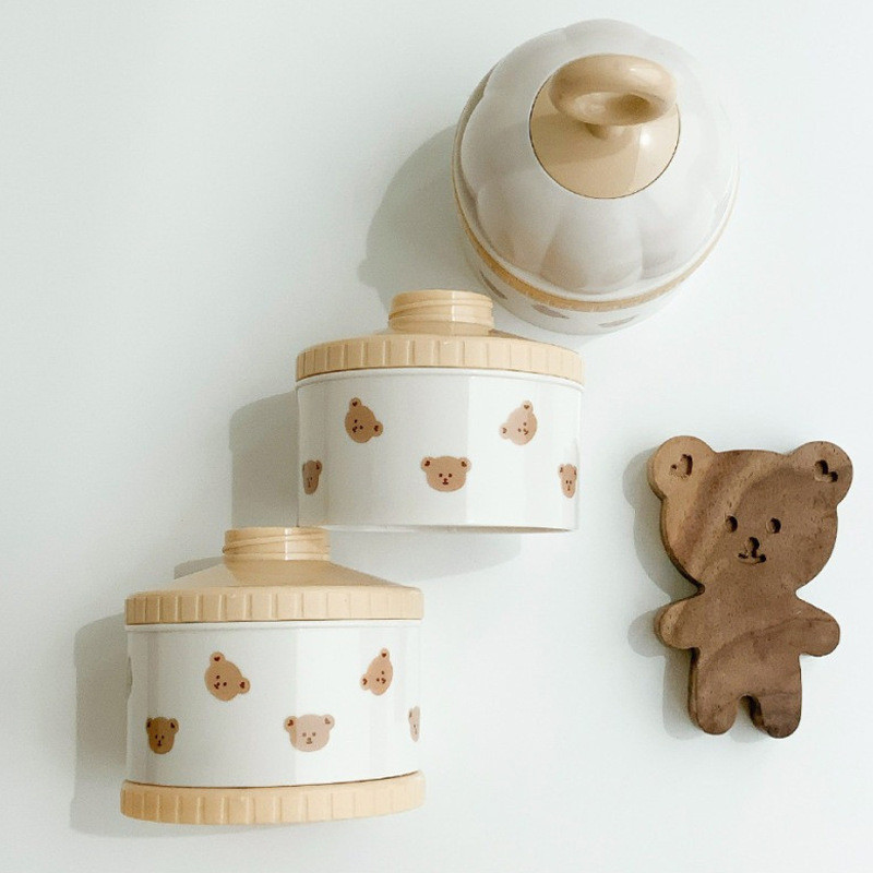Schattige beer melkpoeder doos - Baby Food Zone recensie en prijs