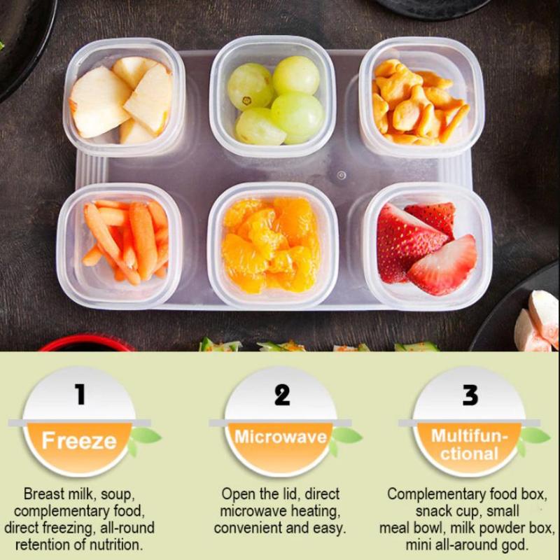4/6 stuks Babyvoeding Vriesops - Baby Food Freezer Tray recensie en prijs