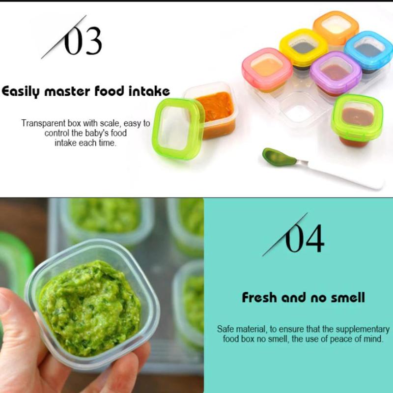 4/6 stuks Babyvoeding Vriesops - Baby Food Freezer Tray recensie en prijs