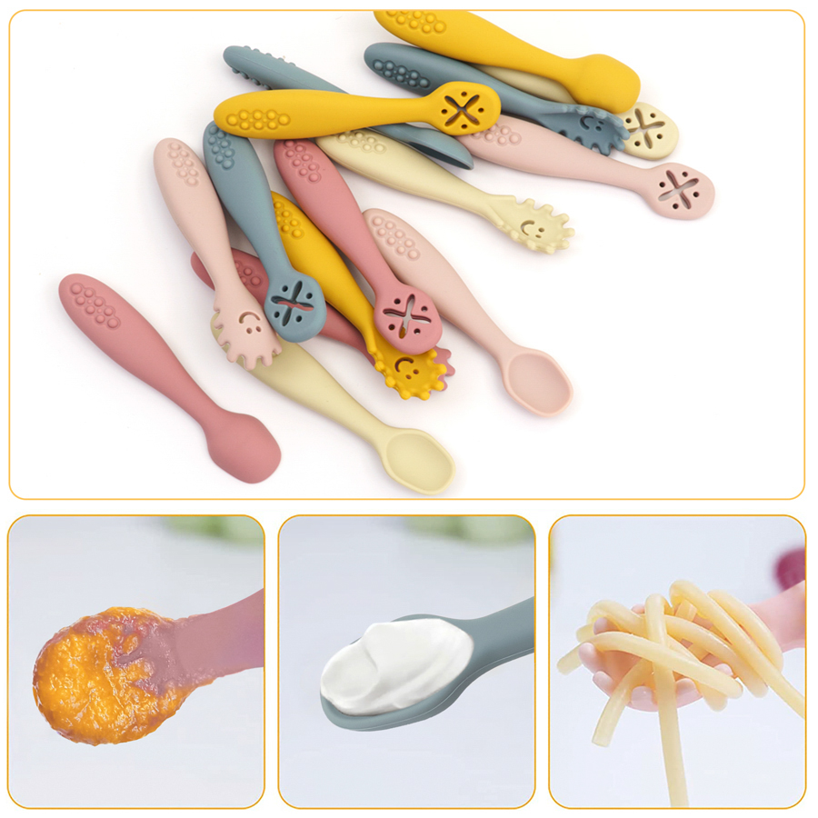 3PCS Schattige Baby Leren Lepe - Baby Food Utensils Set recensie en prijs
