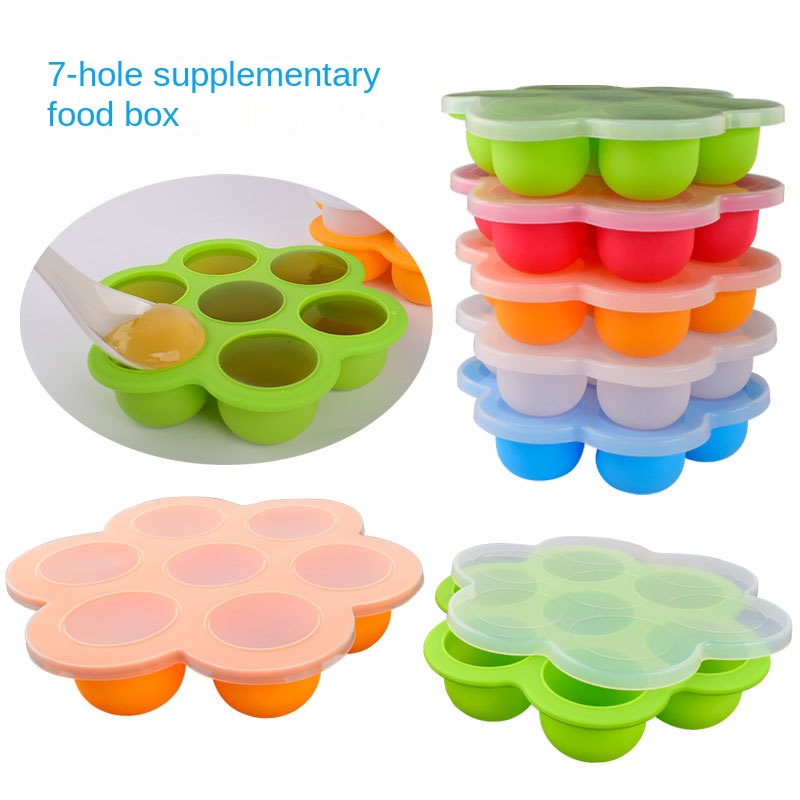 7-delige herbruikbare silicone - Baby Food Freezer Tray recensie en prijs