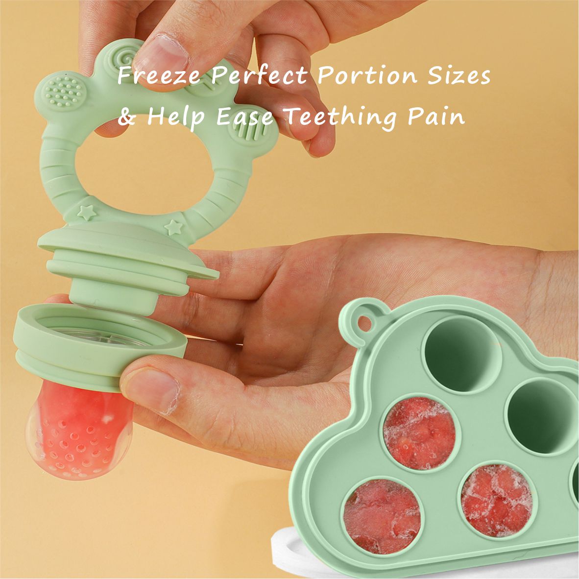 Baby Fruit Food Feeder & Freez - Baby Food Freezer Tray recensie en prijs