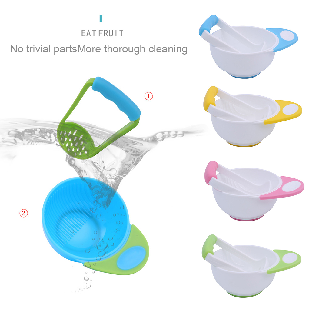 Baby Maalbak Handleiding Kids  - Baby Food Grinding Bowl recensie en prijs